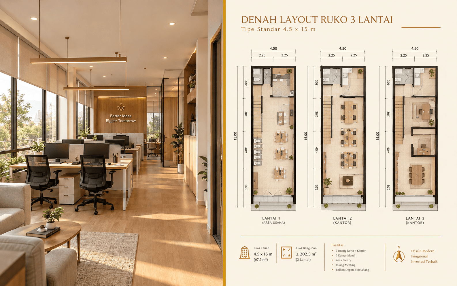 Preview desain kos, villa & komersial Vorta Studio 4
