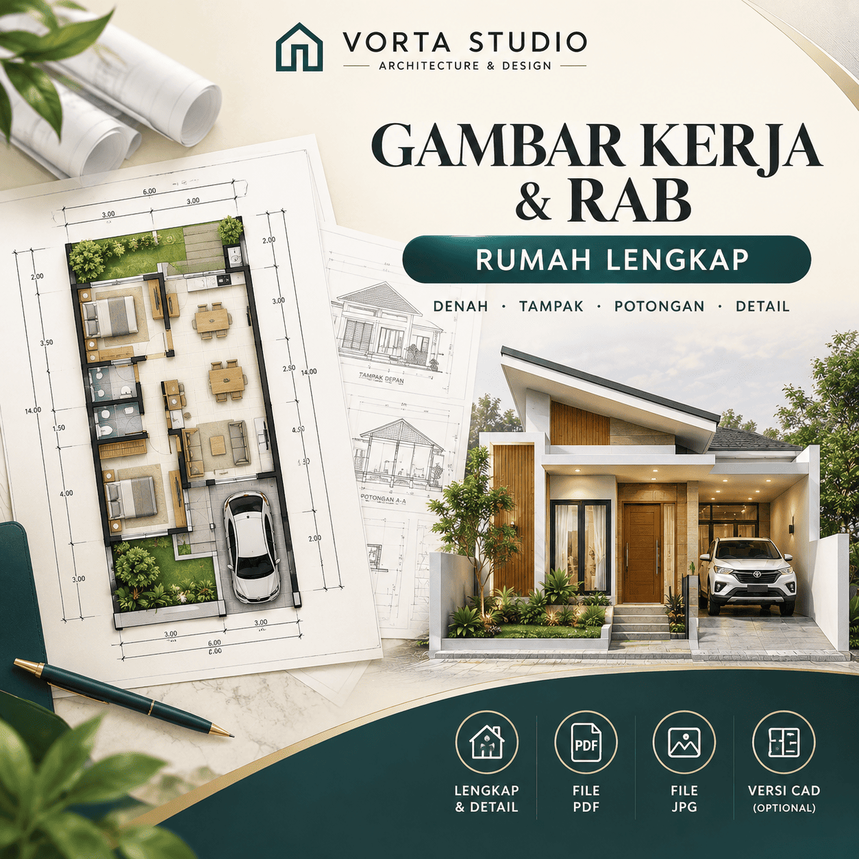 gambar kerja DETAIL PAGAR - Gambar 1