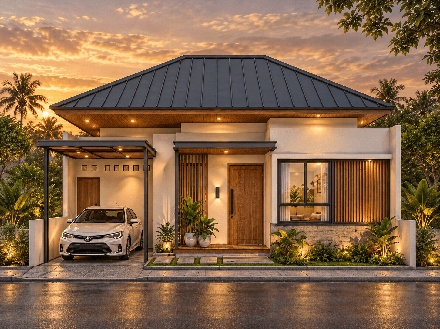 Render 3D Tampak Depan