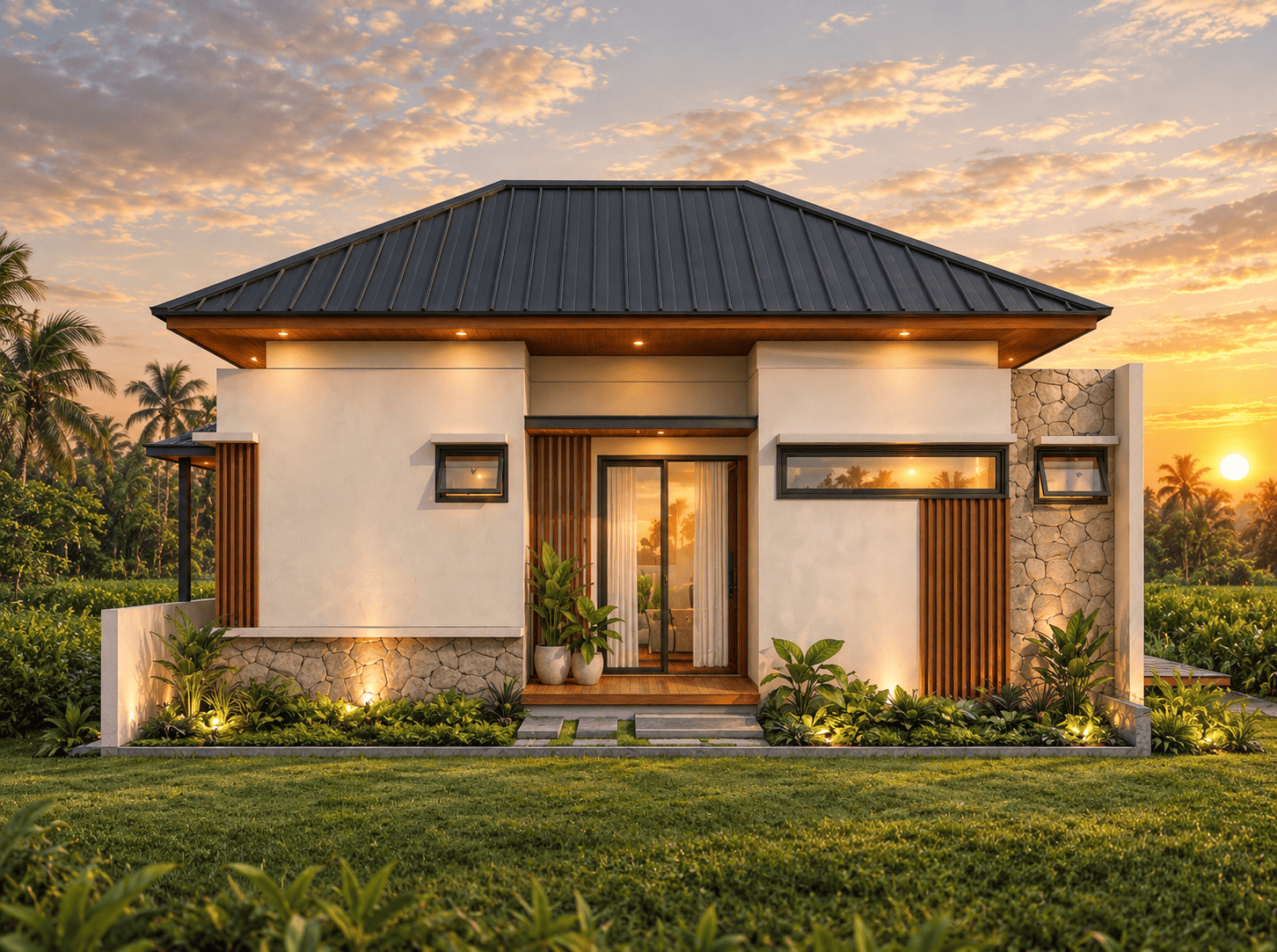 Render 3D Tampak Samping Kanan
