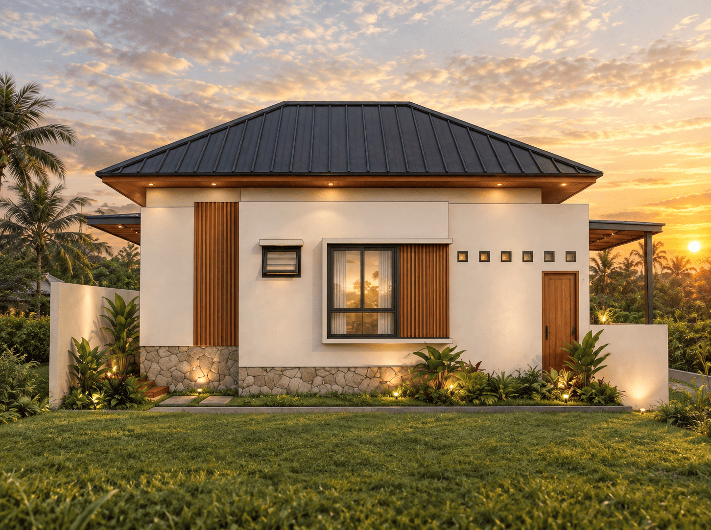 Render 3D Tampak Samping Kiri