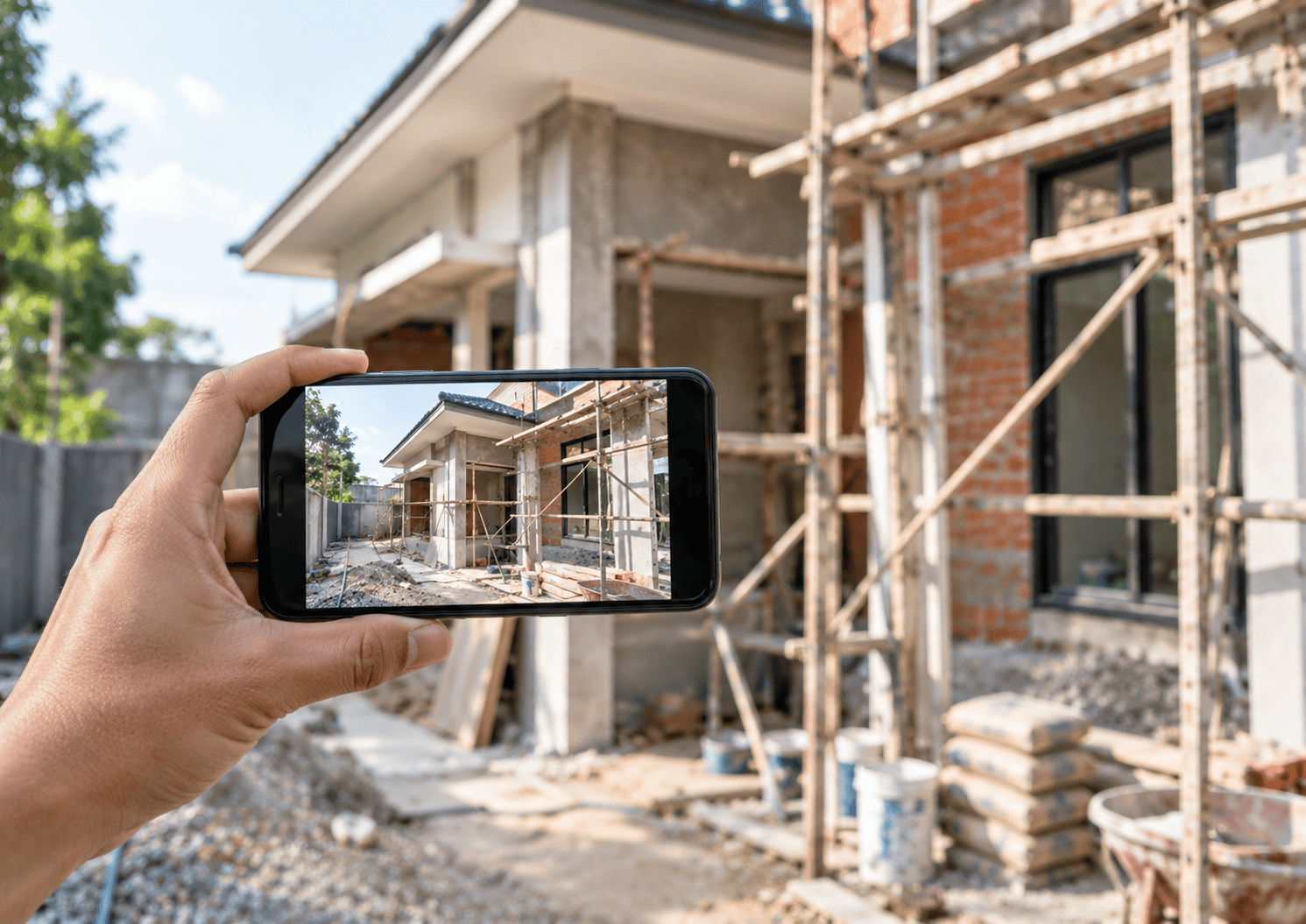 Laporan dan dokumentasi progres renovasi