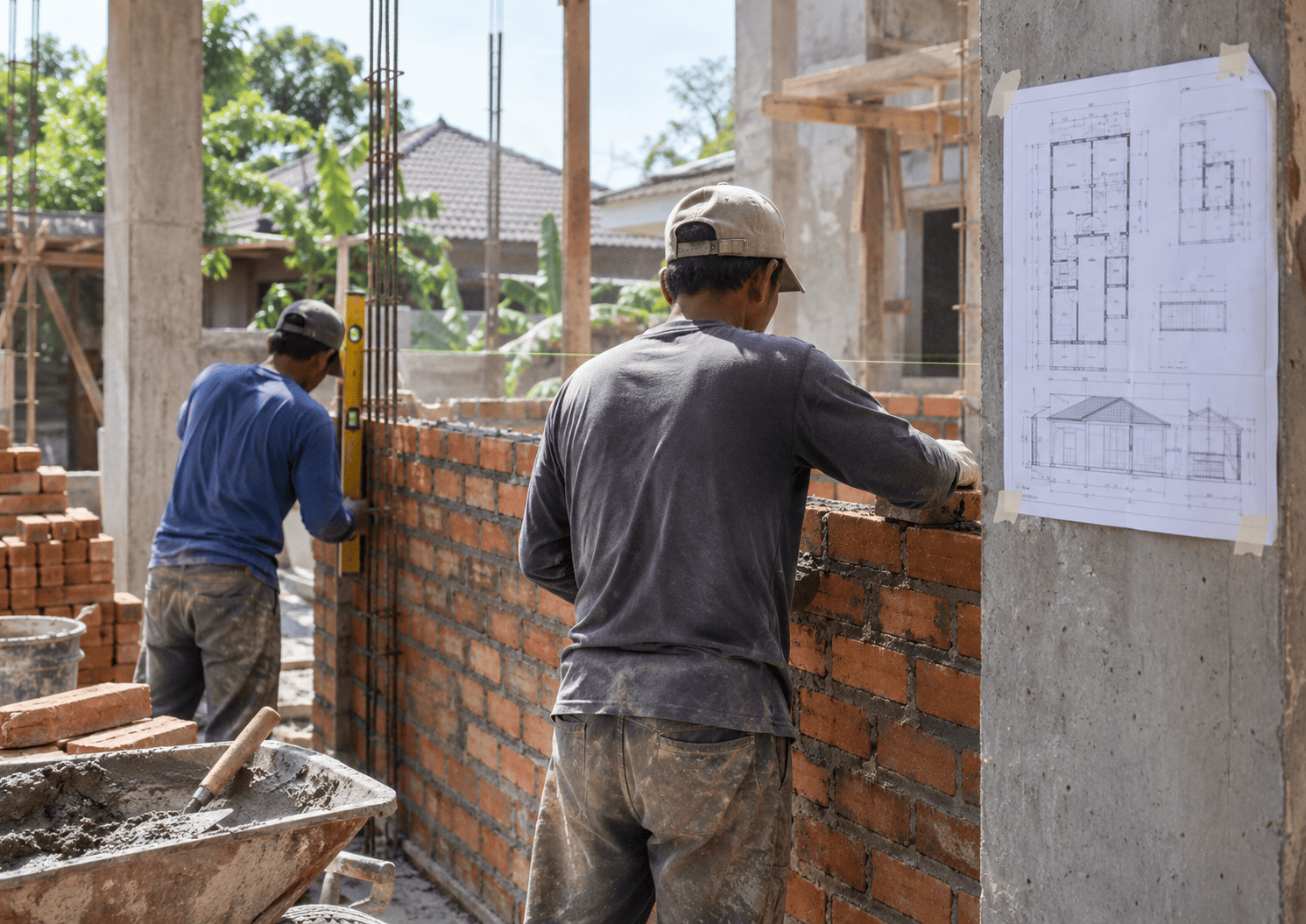 Eksekusi renovasi sesuai gambar kerja